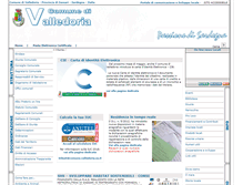 Tablet Screenshot of comune.valledoria.ss.it
